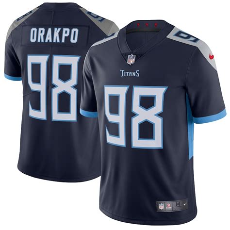 Men's Tennessee Titans Brian Orakpo Nike Navy New 2018 Vapor ...