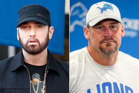 Eminem Asks Detroit Lions Coach Dan Campbell to Put Him in the Game
