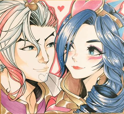 Sweetheart Xayah & Rakan | Wallpapers & Fan Arts | League Of Legends ...