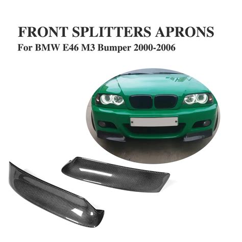 Aliexpress.com : Buy Carbon Fiber Front Bumper Splitters Covers Trims ...