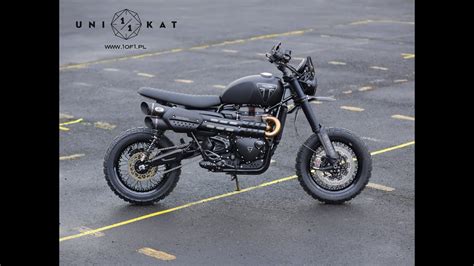 Triumph Scrambler 1200 custom by UNIKAT Motorworks /// exhaust ...