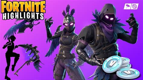 Fortnite: Raven & Ravage (RETURNS!!!) - Old School Emote!!! NEW!!! (Nevermore set) - Season 9 ...