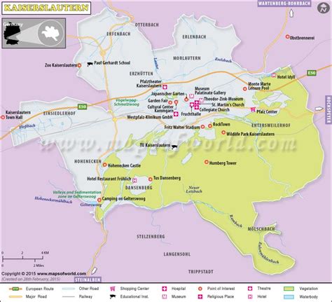 Map Of Kaiserslautern Germany ~ ODSEPATU