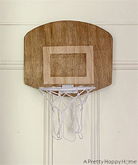 Over-the-Door Basketball Hoop with Wood Backboard – A Pretty Happy Home