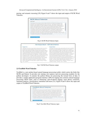 Text mining open source tokenization | PDF