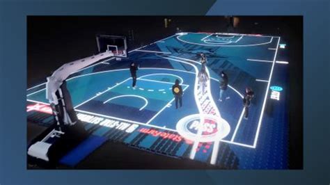 NBA's new LED court has to be seen to be believed | Creative Bloq