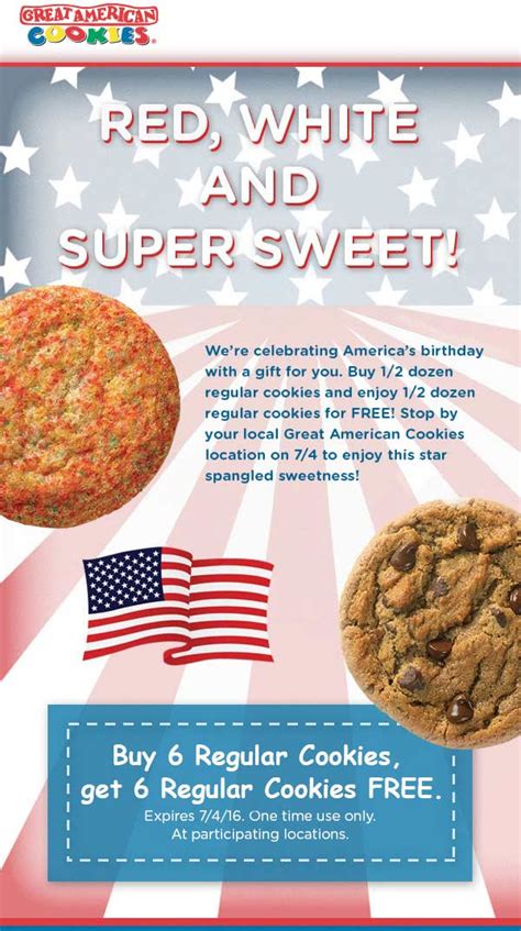 Great American Cookies Coupons 🛒 Shopping Deals & Promo Codes January 2020 🆓