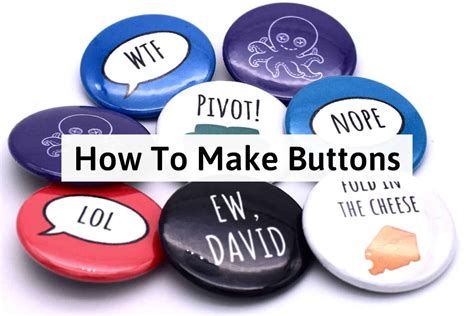 How to Make Buttons - Easy DIY Button Pins - AB Crafty