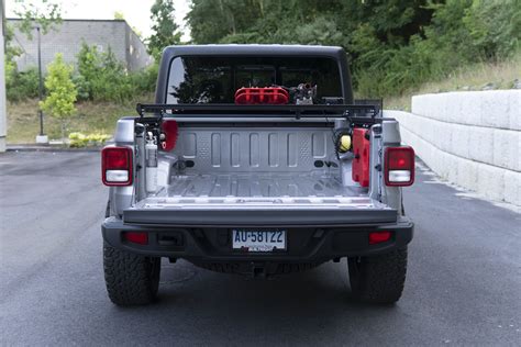 2020 Jeep Gladiator Bedside Rack System - Driver's Rear Panel — BuiltRight Industries