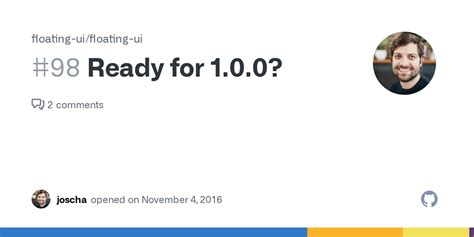 Ready for 1.0.0? · Issue #98 · floating-ui/floating-ui · GitHub