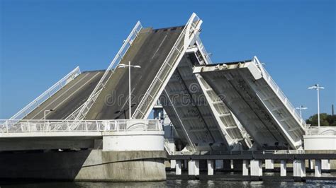 Bascule bridge stock photo. Image of pier, road, sailing - 18167616