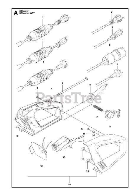 Husqvarna K 3000 - Husqvarna Cut-Off Saw (2009-05) ELECTRICAL Parts Lookup with Diagrams | PartsTree