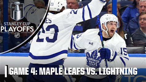 Toronto Maple Leafs vs. Tampa Bay Lightning: First Round, Gm 4 | Full ...