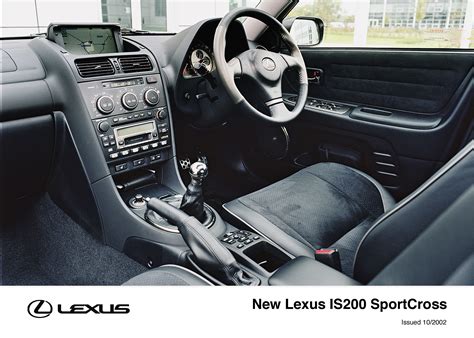 IS 200 Sportcross Interior (2002 - 2004) - Lexus Media Site