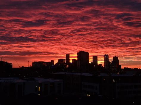 This morning's Denver sunrise left as soon as it arrived, but it was a ...