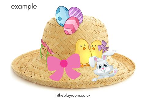 Decorate Your Own Easter Bonnet Craft (Printable Activity) - In The ...