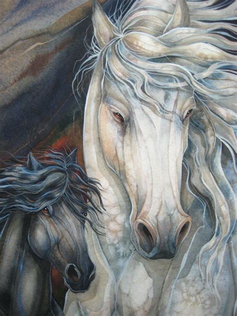 love all the colors for the gray horse | Horse painting, Eagle painting, Horse art