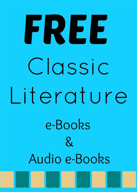 FREE Classic Literature eBooks & Audio Books