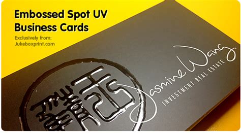 Spot UV Full Colour Premium Business Card - Vancouver, Calgary, Edmonton printing company