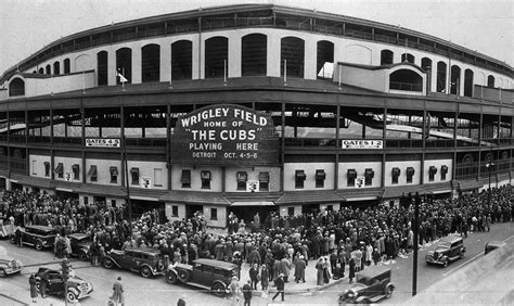 1935 World Series game at Wrigley Field [via Old Ballparks] | Wrigley ...