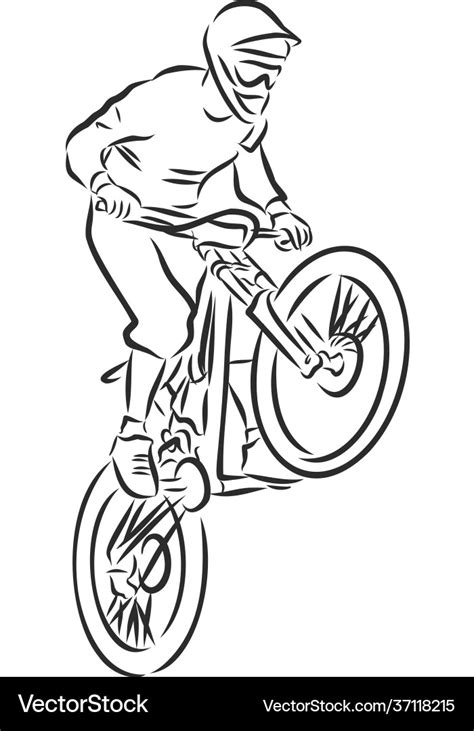 Share more than 155 mountain bike drawing best - seven.edu.vn