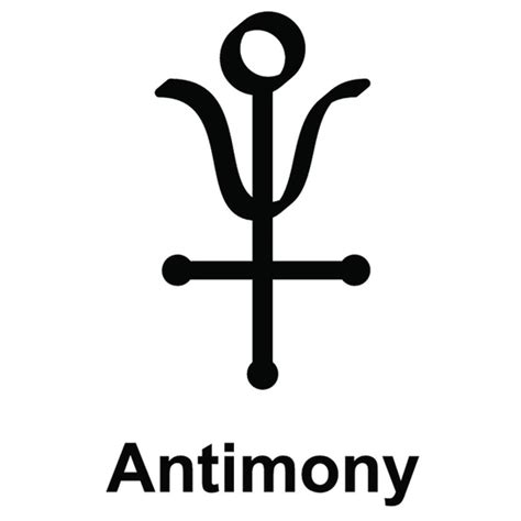 Alchemy Antimony Symbol | Alchemy symbols, Symbols and meanings ...