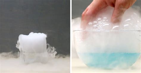 This Dry Ice Sublimation Experiment Will Probably Blow Your Mind | Dry ice, My bubbles, Bubbles