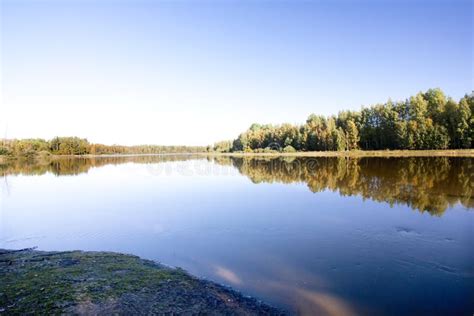 Calm and Beautiful Kymijoki River in Finland. Stock Image - Image of ...