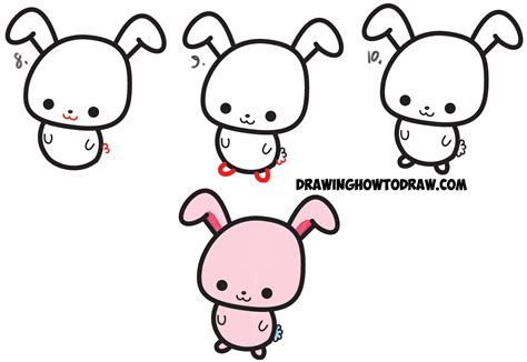 How to Draw Cute Cartoon Characters from Semicolons – Easy Step by Step Drawing Tutorial for ...