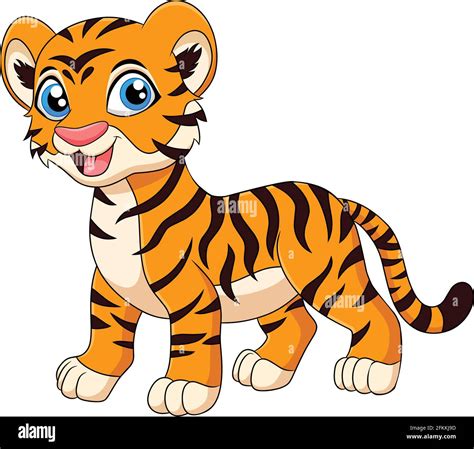 Really Cute Cartoon Tiger