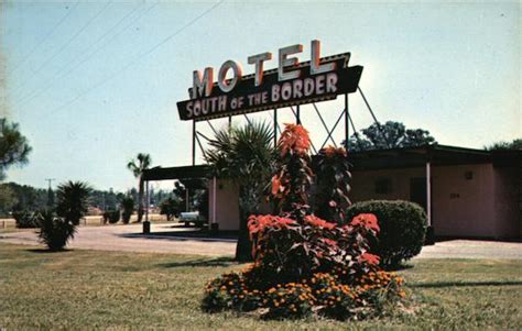 Motel South of the Border Hamer, SC Postcard