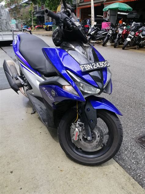 YAMAHA AEROX GDR155 A CVT ABS (PRE OWNED), Motorcycles, Motorcycles for ...