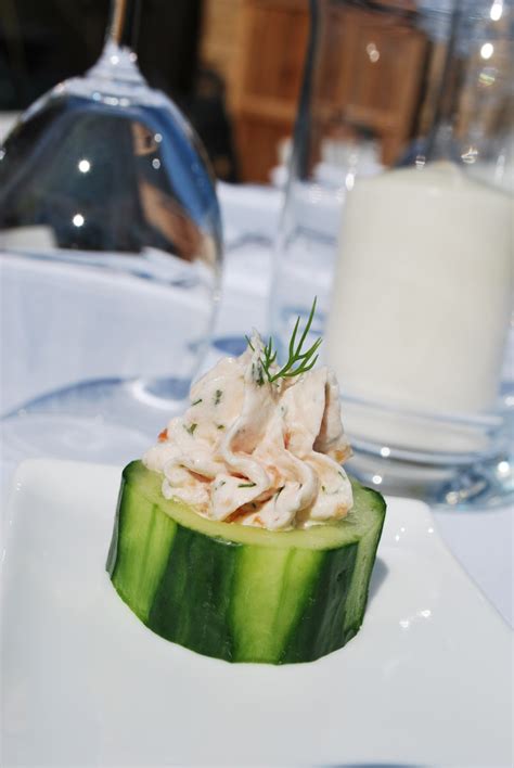 Scrumpdillyicious: Smoked Salmon Mousse on Cucumber Rounds