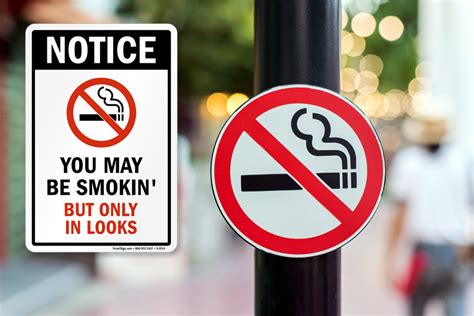 Get More Attention with Funny No Smoking Signs - Mydoorsign.com Blog