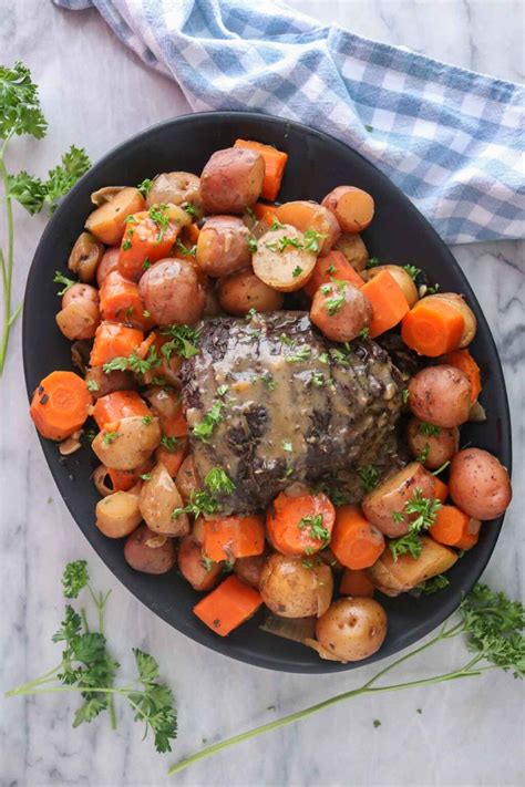 Slow Cooker Moose Roast and Vegetables | Girl Heart Food®