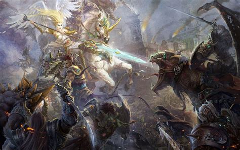 Fantasy Battle Wallpapers - Top Free Fantasy Battle Backgrounds ...