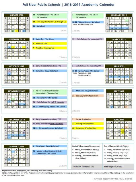 Fall River Public Schools 2022-2023 Academic Calendar - May Calendar 2022