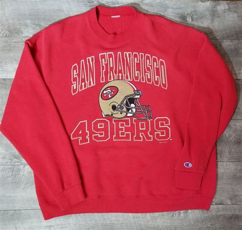 Vintage 49ers crewneck on Mercari | Vintage sweatshirt, Sweatshirts ...