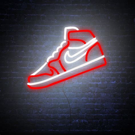 Shop for Nike Shoe Custom Neon Art/LED Online | Zesta Neon