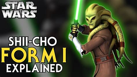 Lightsaber Forms Explained | Shii-Cho Form 1 - YouTube