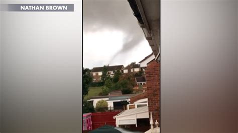 Suspected rare tornado in England whirls across town | Fox News