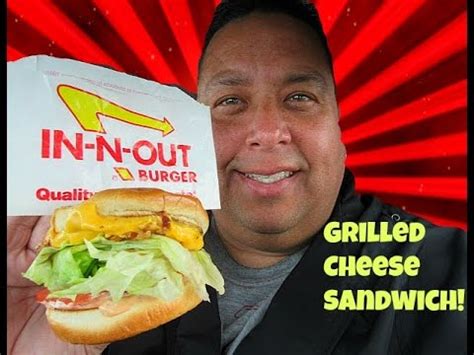 IN-N-OUT BURGER® Grilled Cheese Sandwich Review! - YouTube