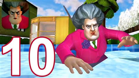 Scary Teacher 3D - Gameplay Walkthrough Part 10 - New Christmas Levels (iOS, Android) - YouTube