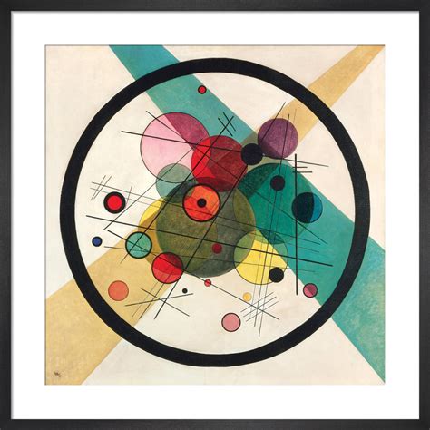 Circles in a Circle, 1923 Art Print by Wassily Kandinsky | King & McGaw