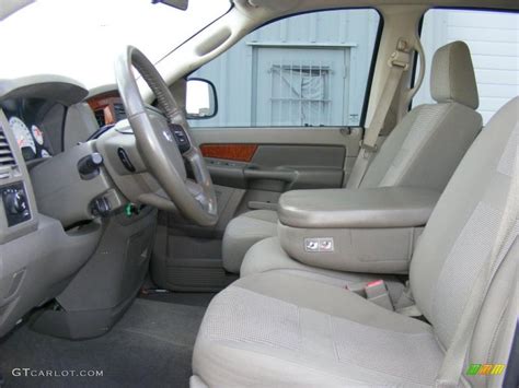 Khaki Beige Interior 2006 Dodge Ram 1500 SLT Quad Cab 4x4 Photo #40872478 | GTCarLot.com