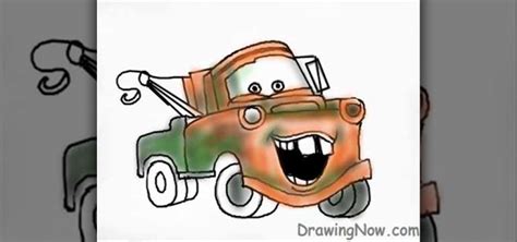 How to Draw Mater from the Cars movie « Drawing & Illustration :: WonderHowTo