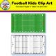 Football Kids Clip Art by TeachersScrapbook | Teachers Pay Teachers