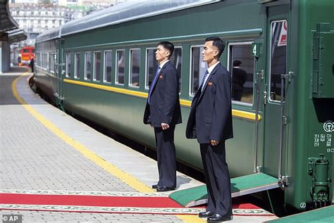 Inside Kim's armoured train: The 90-carriage locomotive - complete with ...