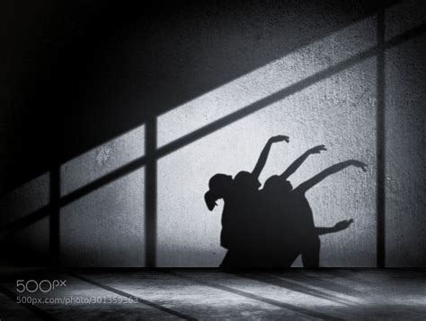 The Shadow dancers by Oscar Romero | Dance silhouette, Living shadow, Dancer silhouette