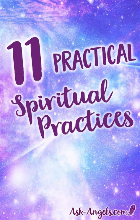 11 Practical Spiritual Practices